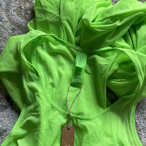 NWT SKIMS mesh cover ups long dress w/ slit - Picture 4 of 7